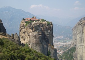 Monasterios de Meteora, en Grecia