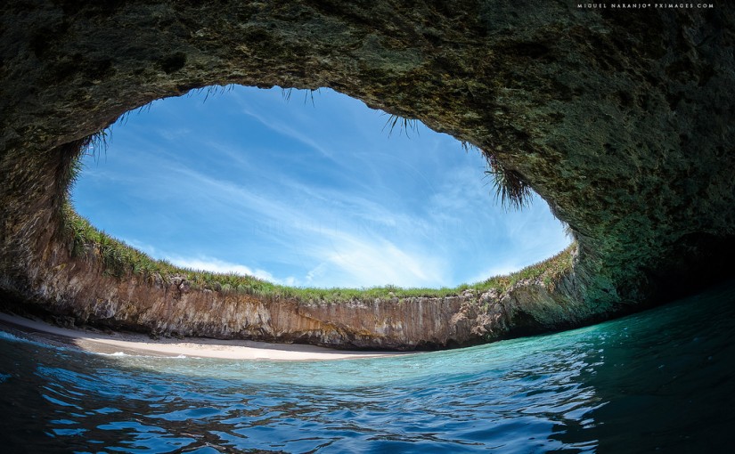 Hidden Beach, en las Islas Marieta (México)